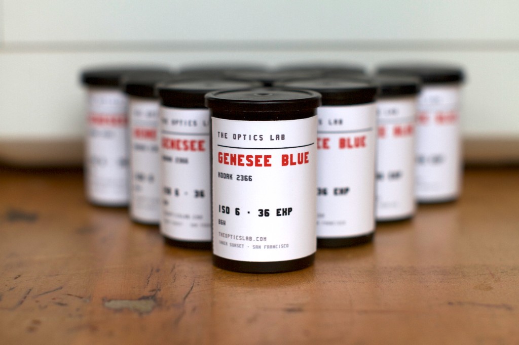 Optics Lab Genesee Blue — Kodak 2366 in 135 format